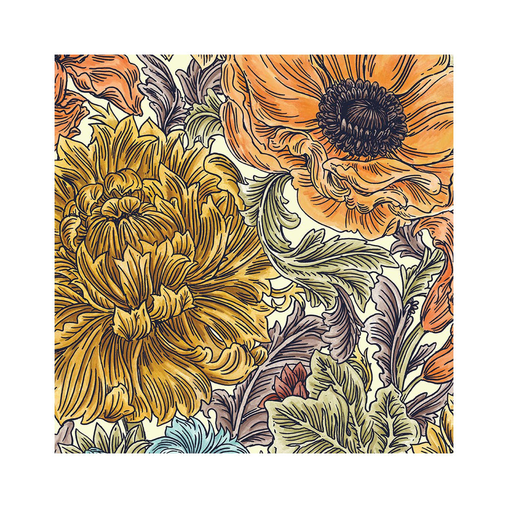 Autumn Acanthus Beverage Napkins