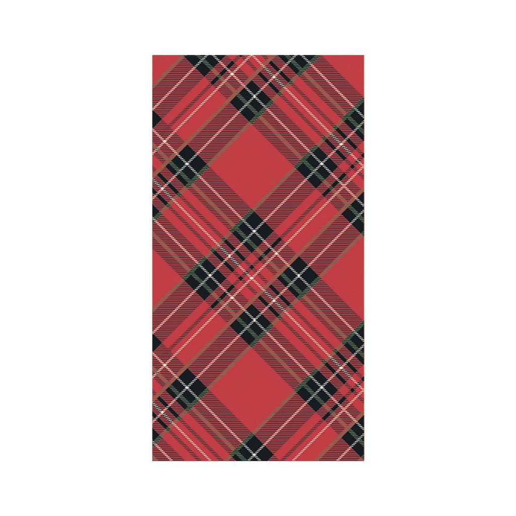 Red Plaid Guest Napkins