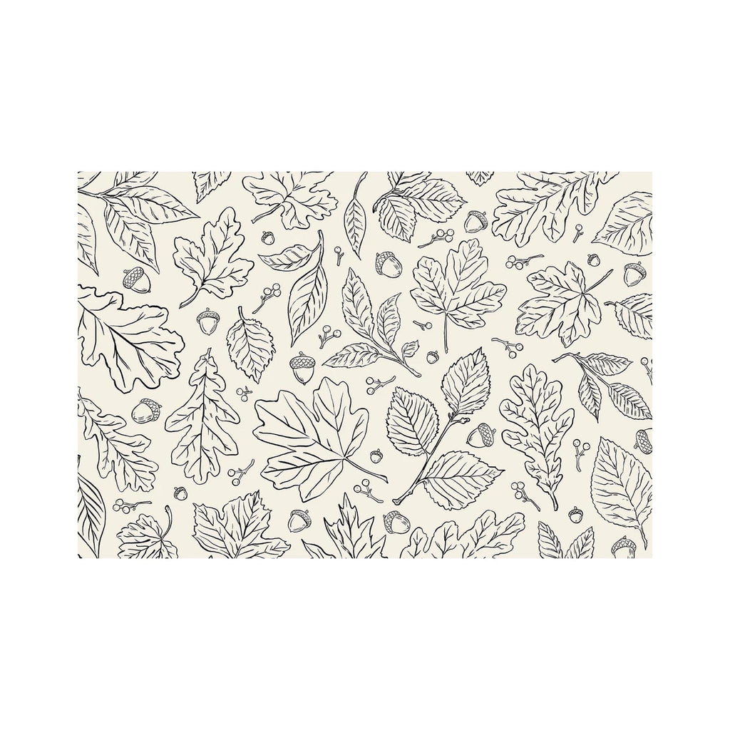 Coloring Leaves Paper Placemats - Pad of 24