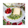 Holiday Wreath Serving Papers Set - in use
