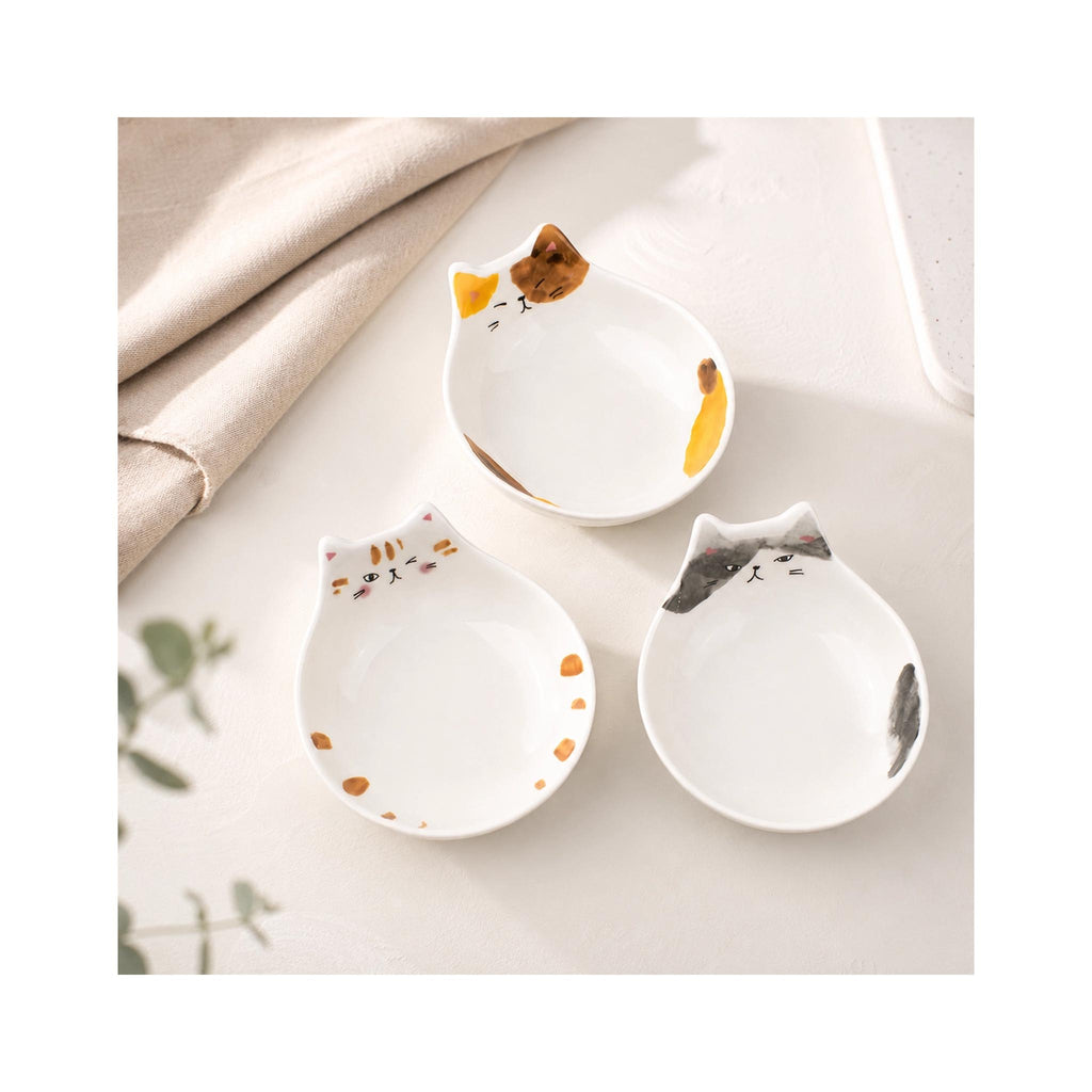 Cute Cat Face Ceramic Bowl 
