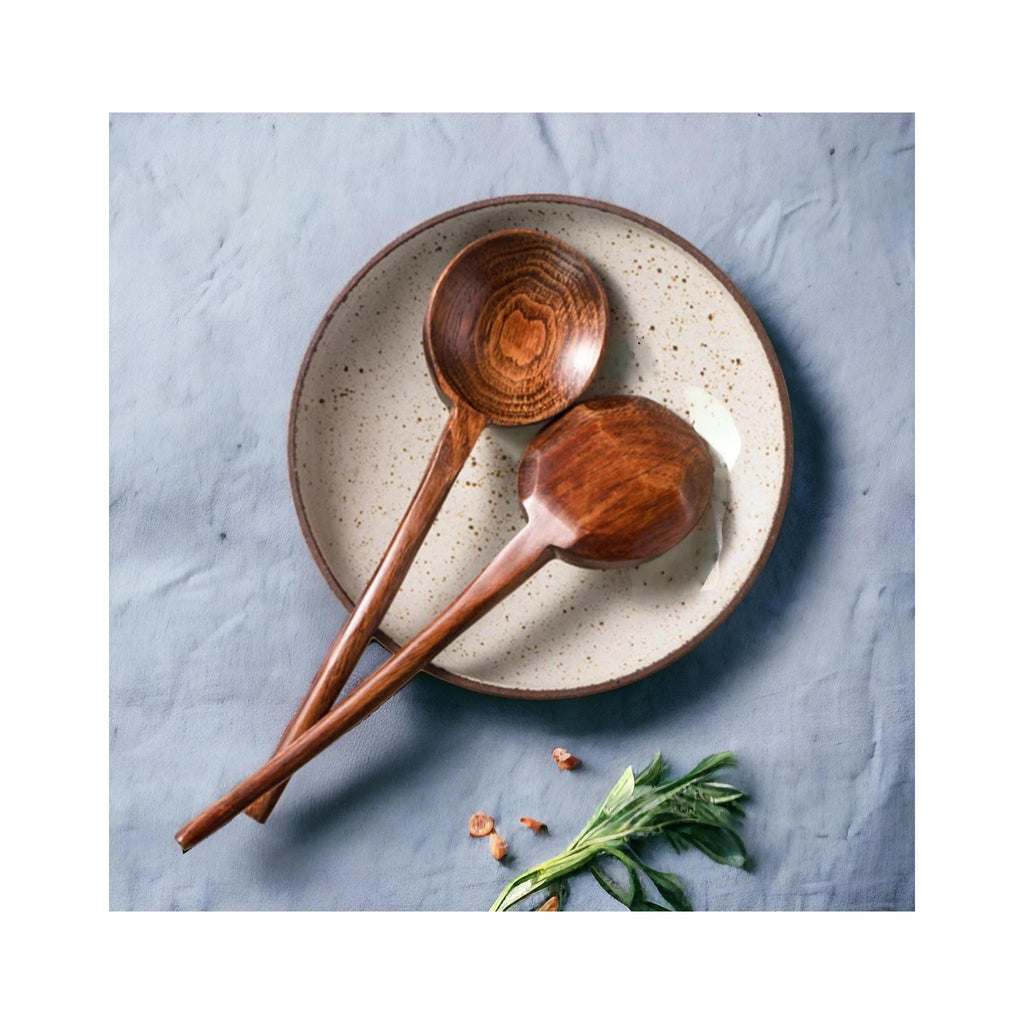 Long Handle Wooden Japanese Spoon