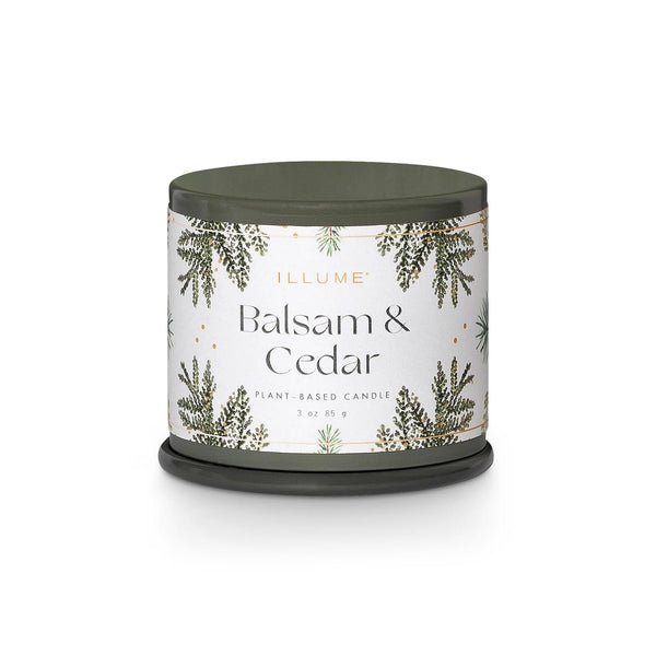 Balsam & Cedar Demi Vanity Tin Candle