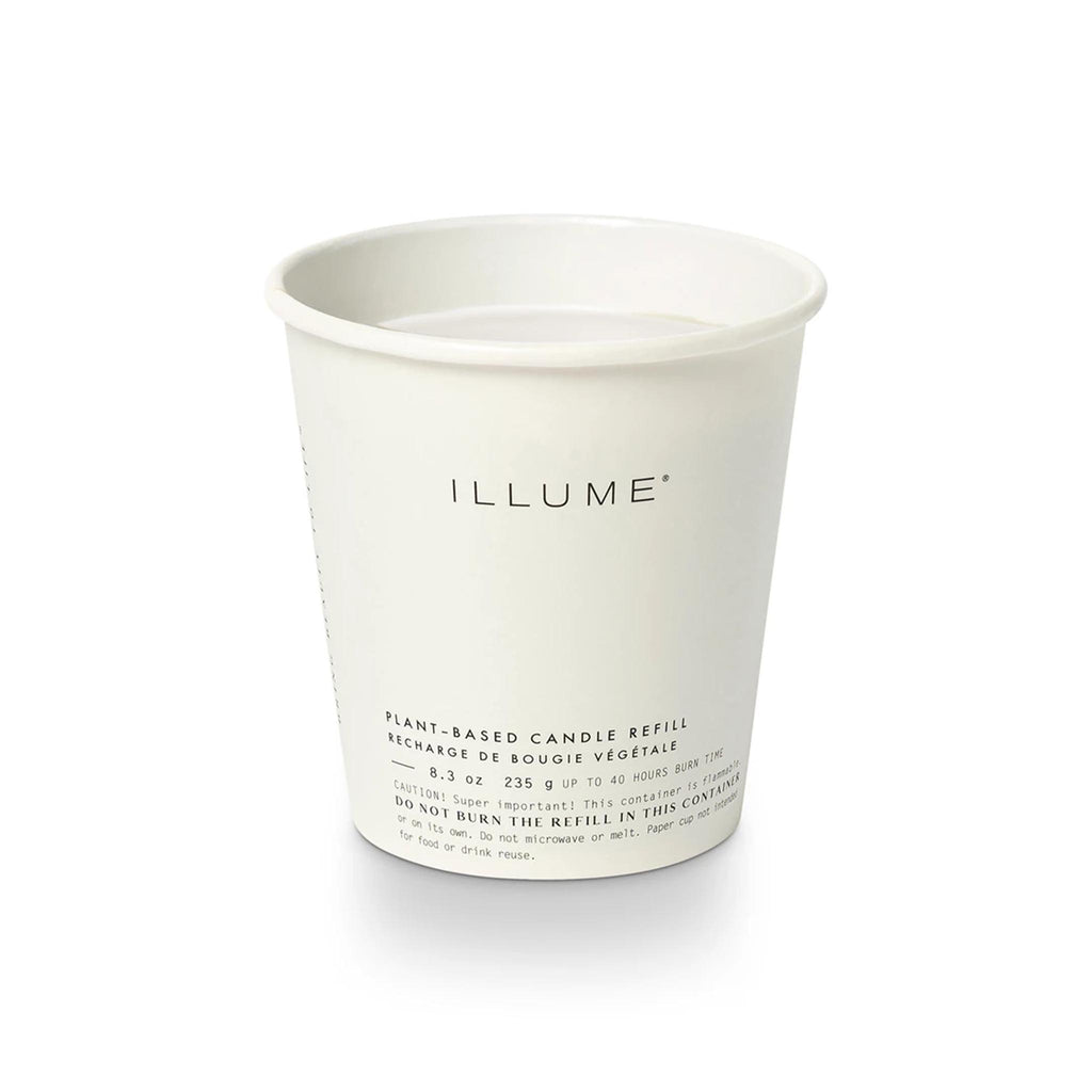 Illume Boxed Glass Candle Refill - Winter White