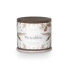 Woodfire  Large Tin Candle