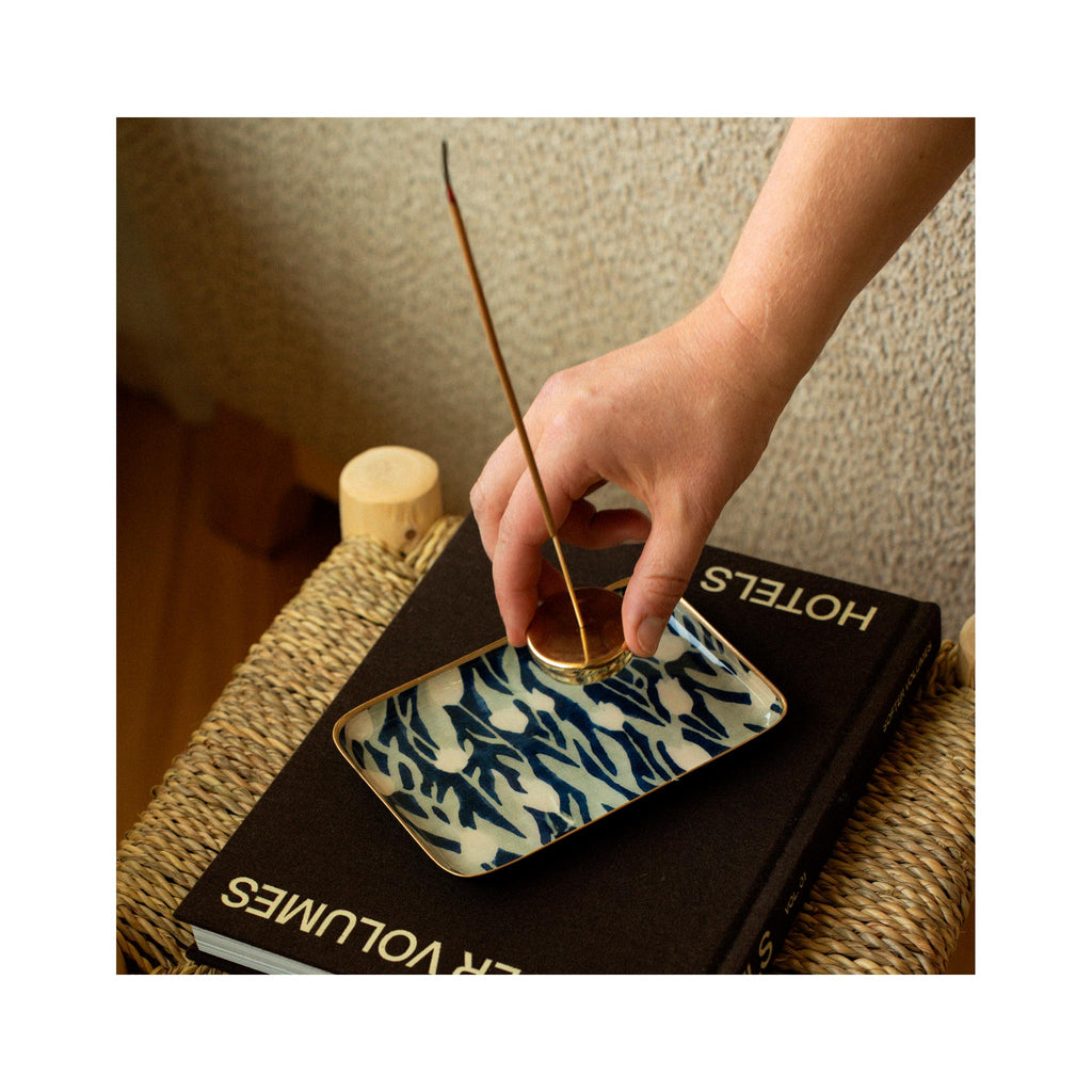 Madhvi Decorative Enameled Trays - Small