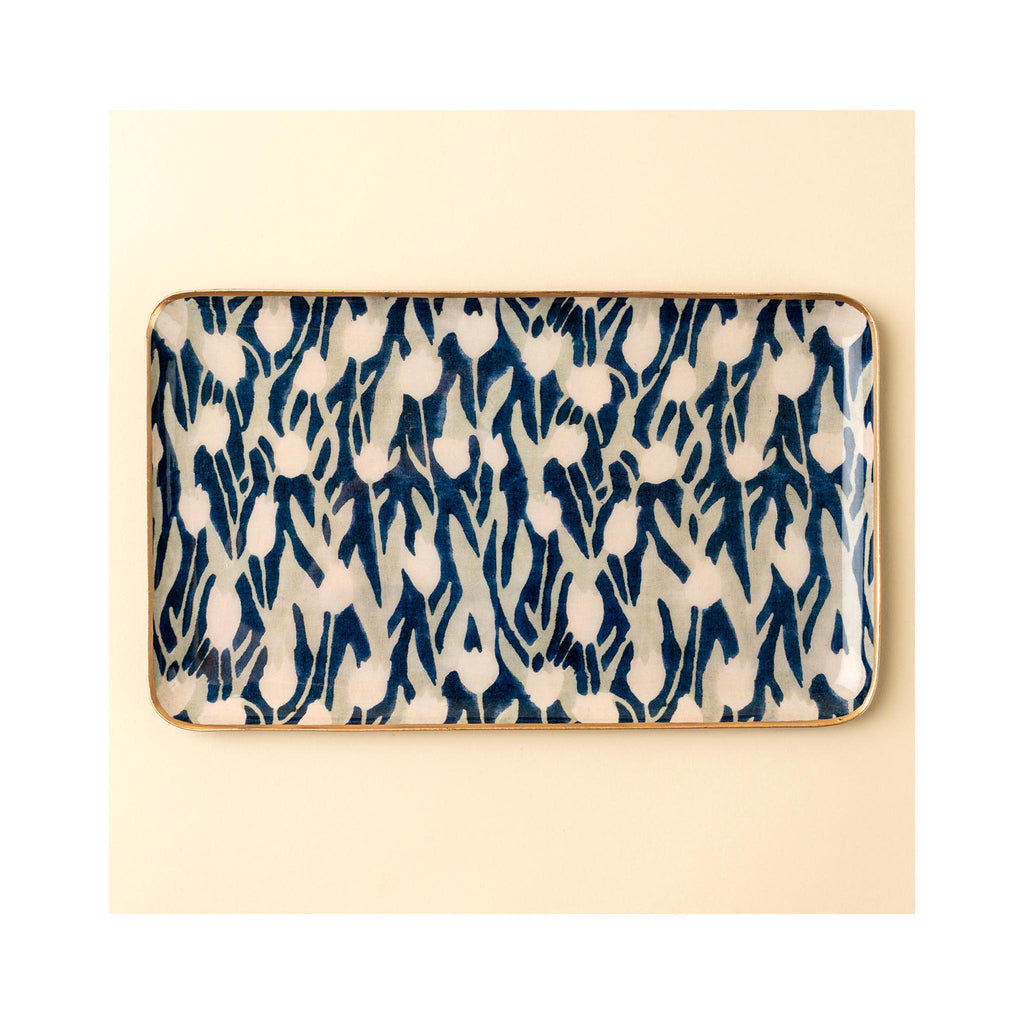 Madhvi Decorative Enameled Trays - Large