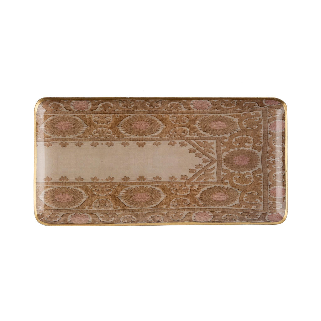 Sunrise Suzani Enameled Trays - Large