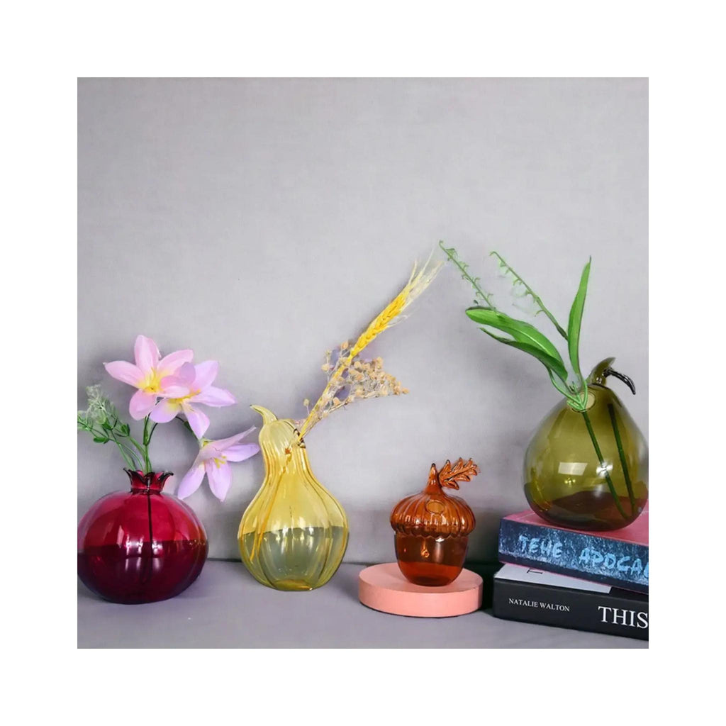 Fruit Shaped Glass Vases