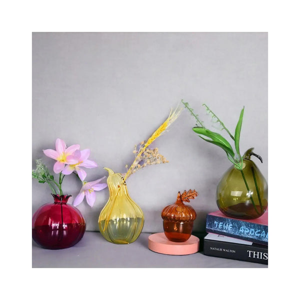 Fruit Shaped Glass Vases