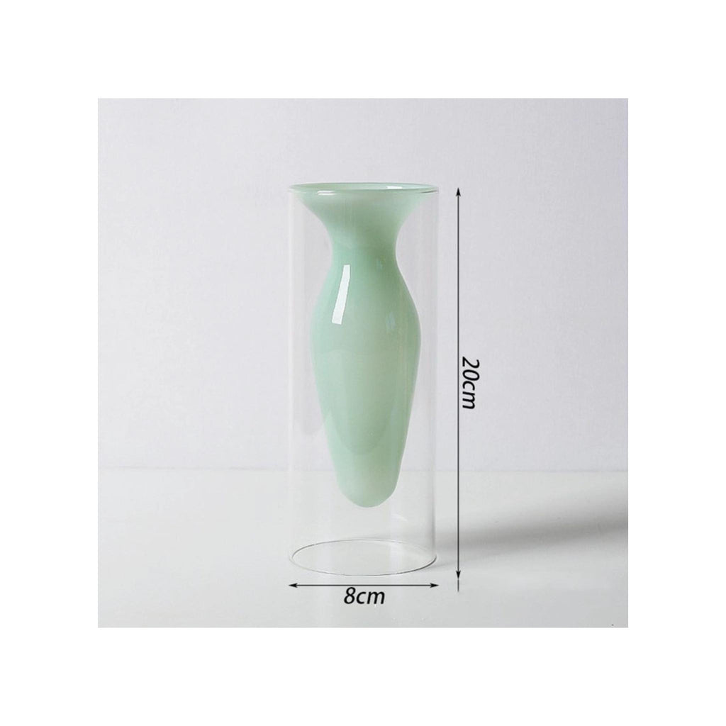Terrarium Hydroponic Colored Glass Vase