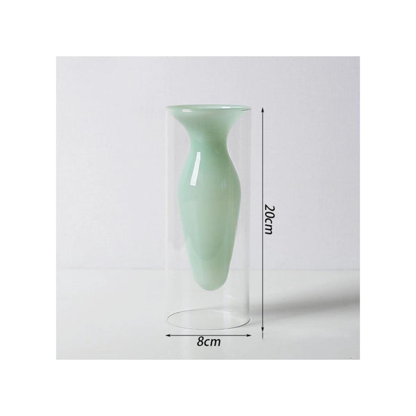 Terrarium Hydroponic Colored Glass Vase
