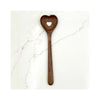 Walnut Heart Slotted Spoon