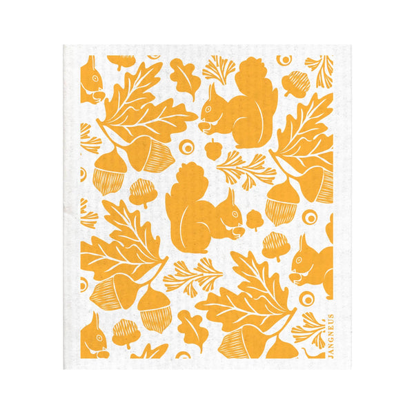 Swedish Dishcloth - Squirrel - Ochre