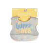 JuJuBe Silicone Bibs - Happy Baby Vibes