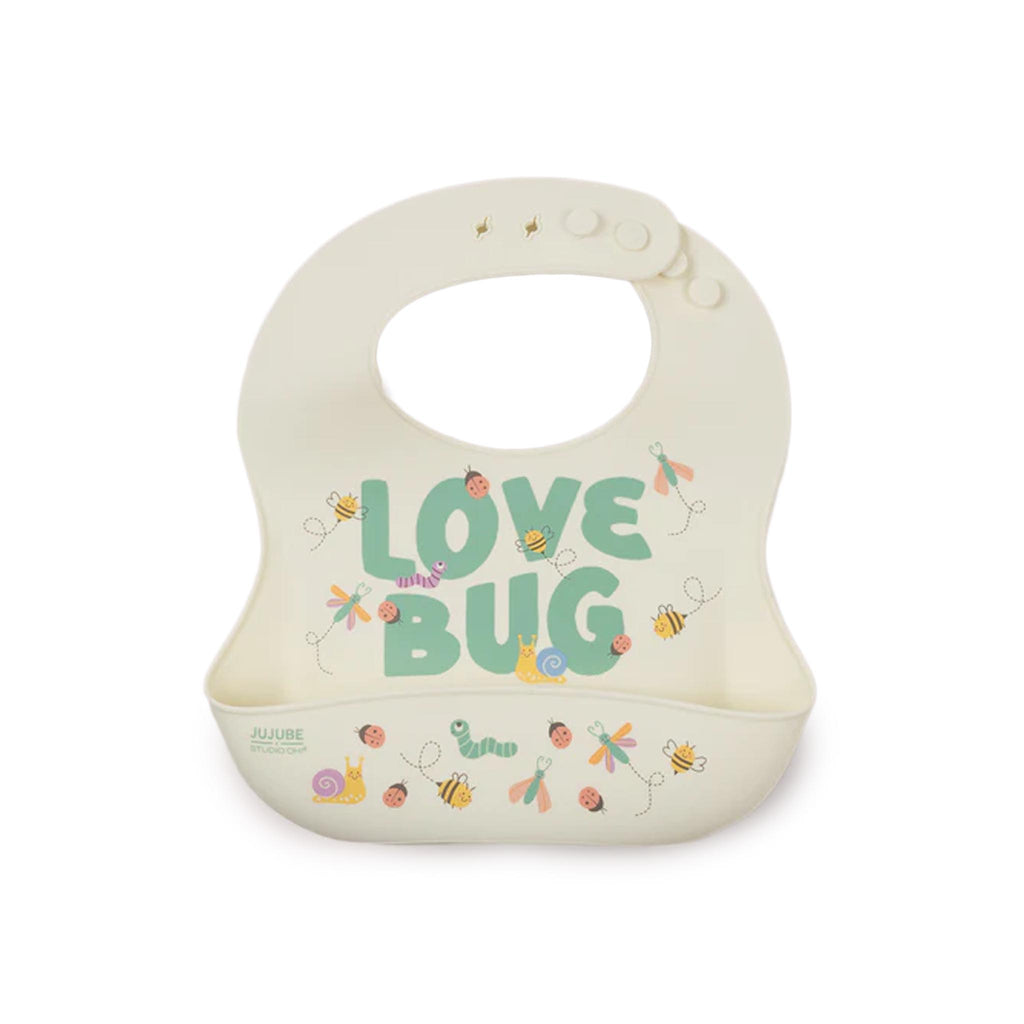 JuJuBe Silicone Bibs - Love Bug