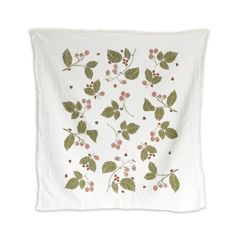 Flour Sack Tea Towel - Lady Birds & Brambles