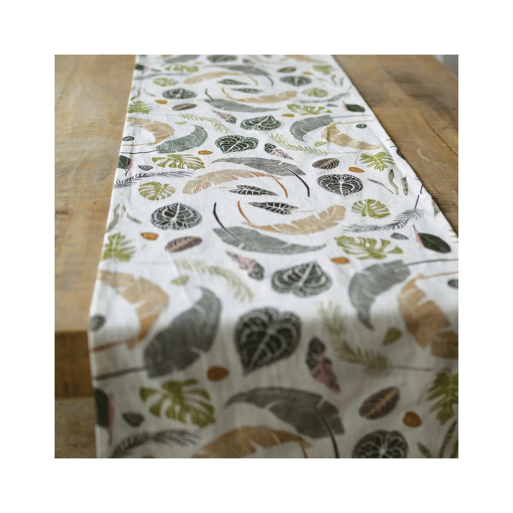 Green Thumb Organic Table Runner - up close