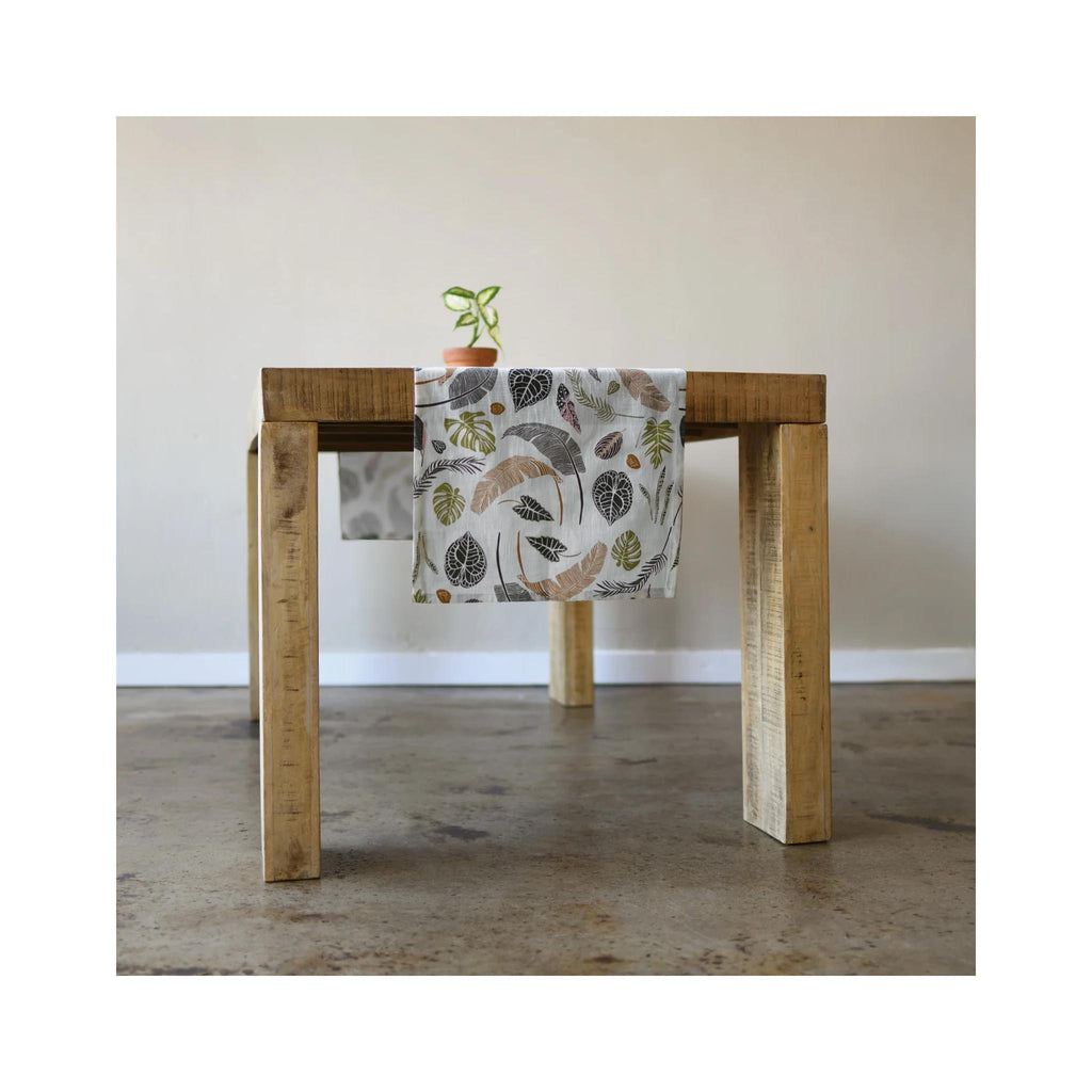 Green Thumb Organic Table Runner - on table