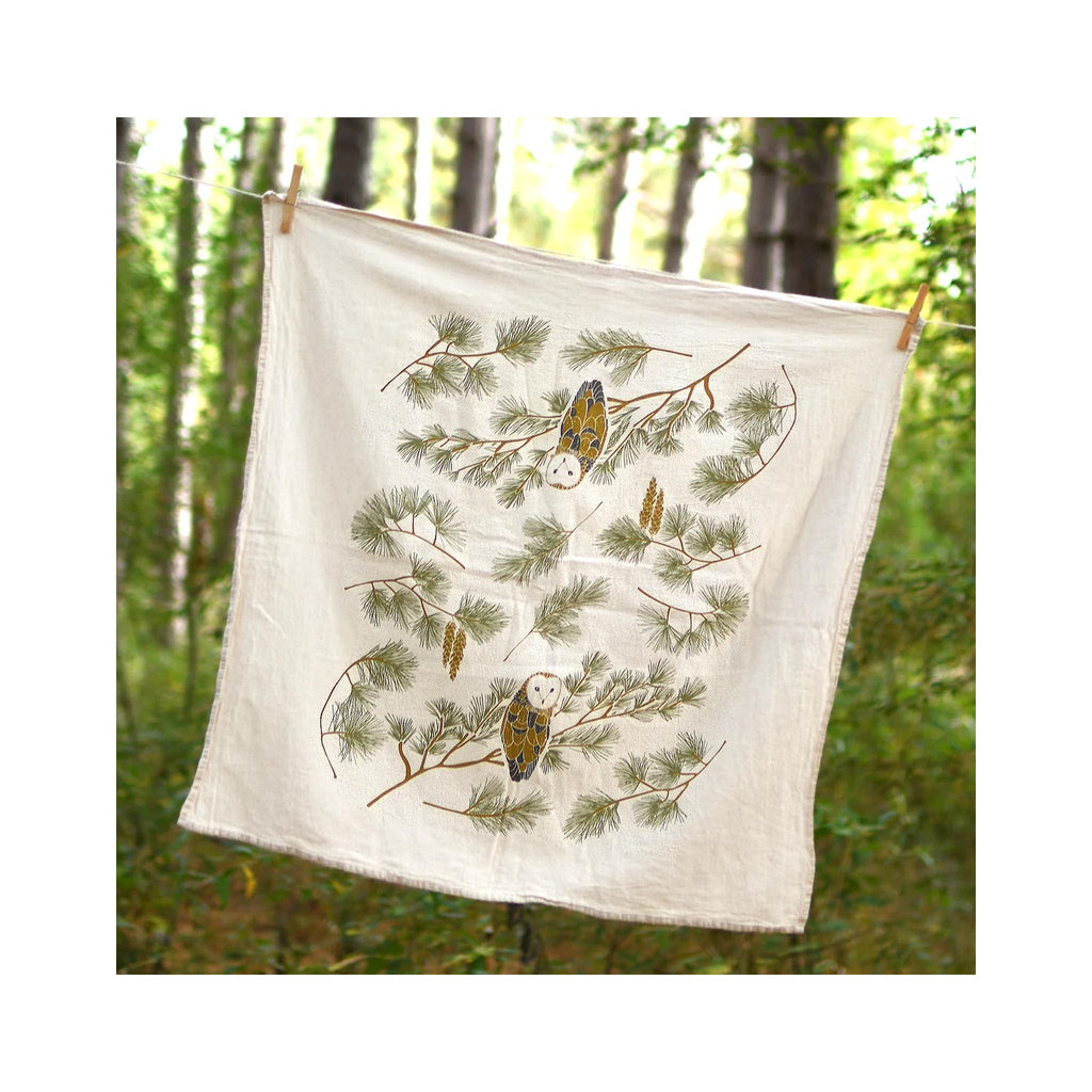Flour Sack Tea Towel - Night Owls