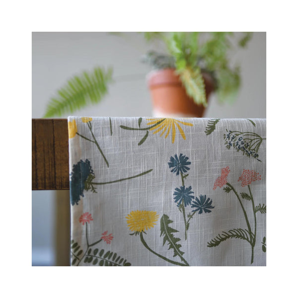 Meadow Organic Table Runner - detail