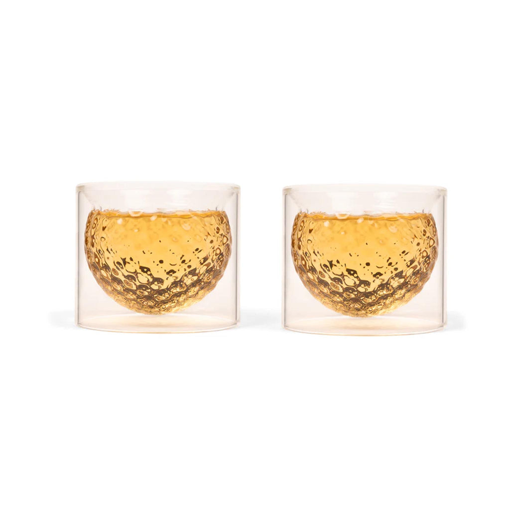 Golf Ball Glasses Set of 2