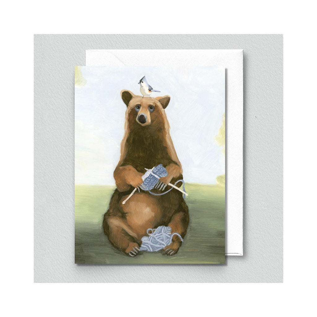 Bear Knitting Card