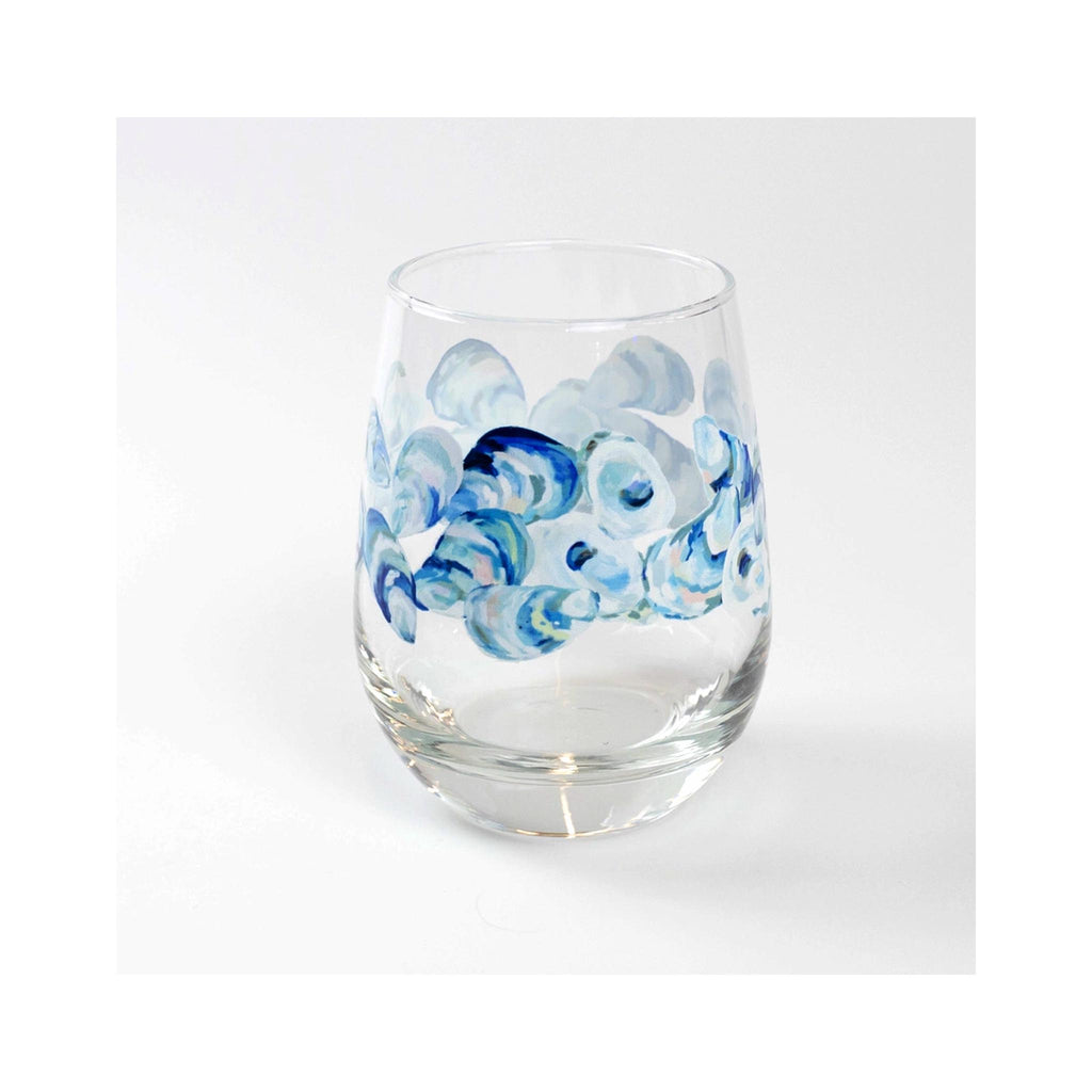 Kim Hovell Wine Glass - Flowing Shells