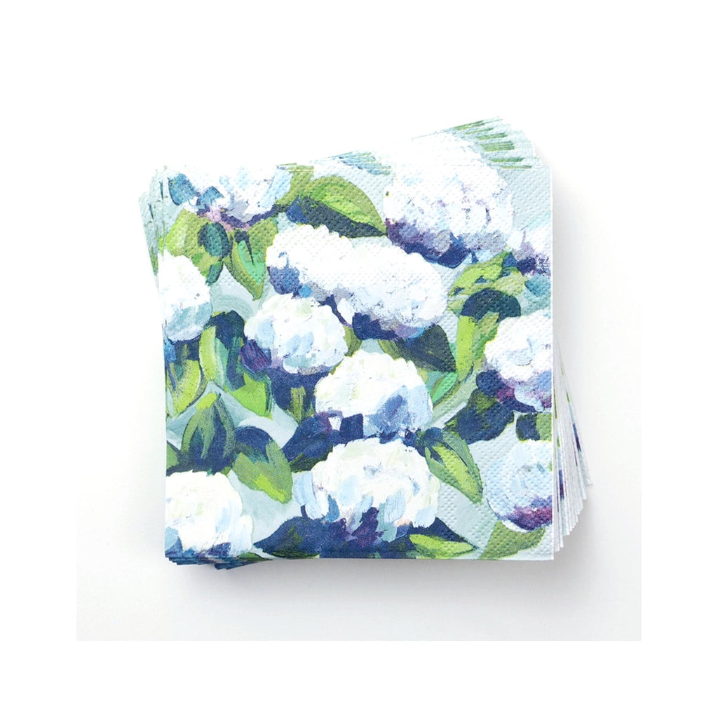 Kim Hovell Cocktail Napkins - Hydrangea