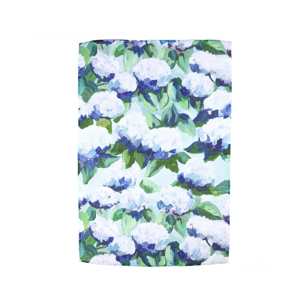 Kim Hovell Tea Towel - Hydrangea