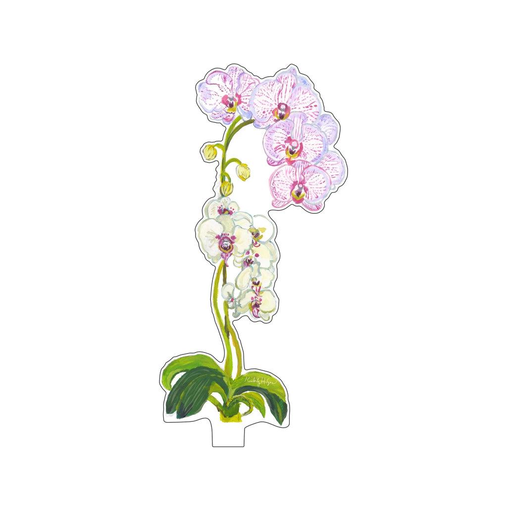 Kimberly Hodges Acrylic Flowers - Large - Pink Stripe Orchid