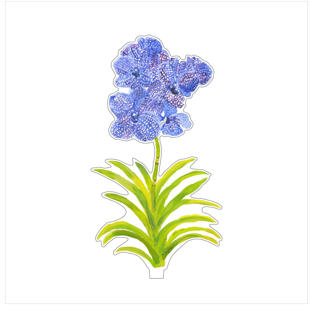 Kimberly Hodges Acrylic Flowers - Small - Vanda Orchid