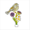 Kimberly Hodges Acrylic Figures - Springtime - Chipping Sparrow