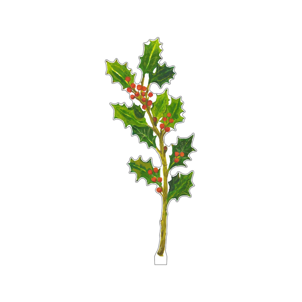 Kimberly Hodges Acrylic Botanicals - Holiday - Holly Branch