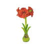 Kimberly Hodges Acrylic Flowers - Small - Red Orange Amarylis