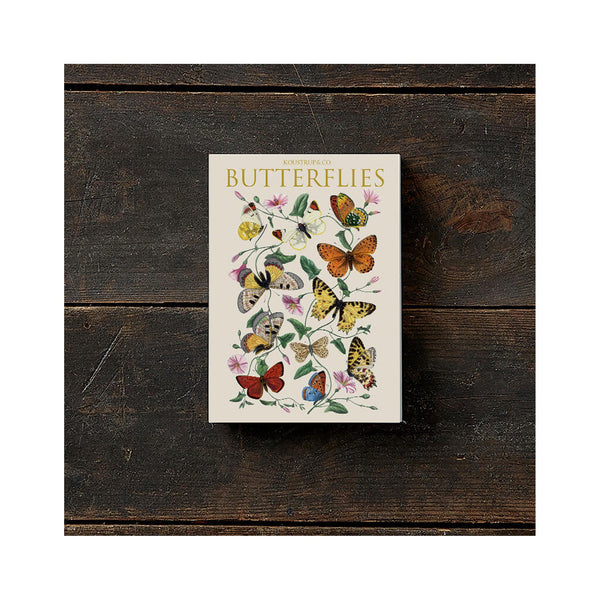 Koustrup & Co. Butterflies Notecards Set of 8
