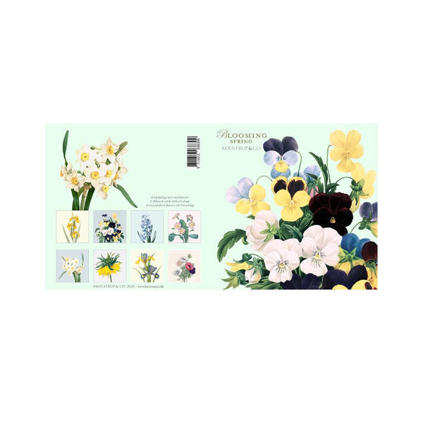 Koustrup & Co. Blooming Spring Notecards Set of 8 - designs