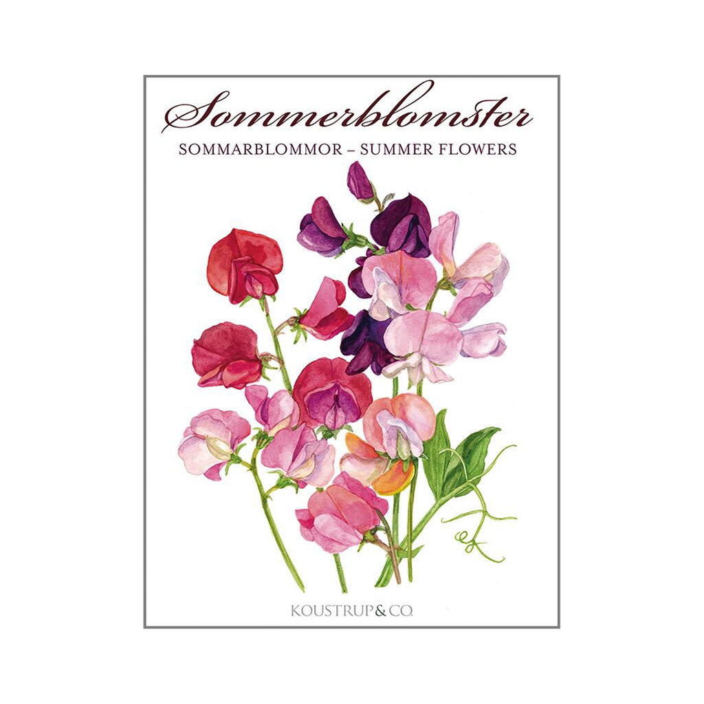 Koustrup & Co. Summer Flowers Notecards Set of 8