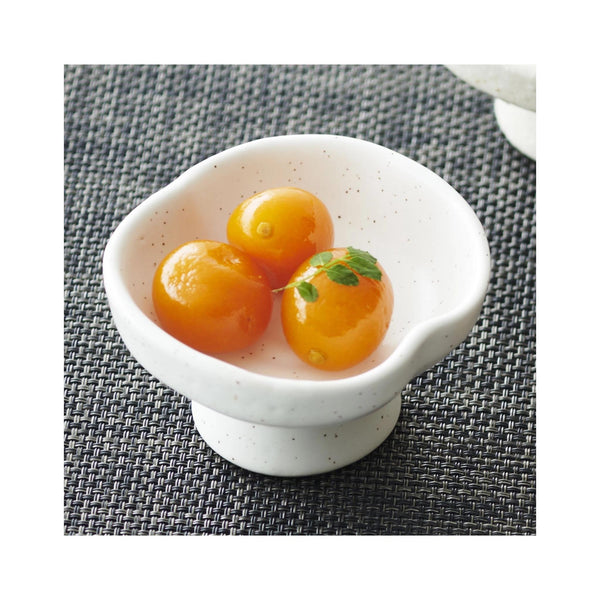 Mino Ware Raised Mini Bowl - in use