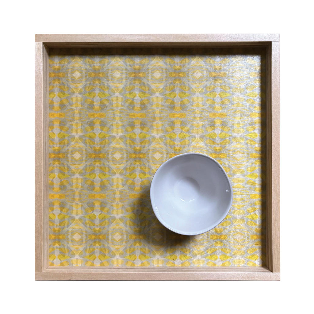 LAMOU Baltic Birch Printed Serving Tray - Brandy Gibbs Riley - Canary