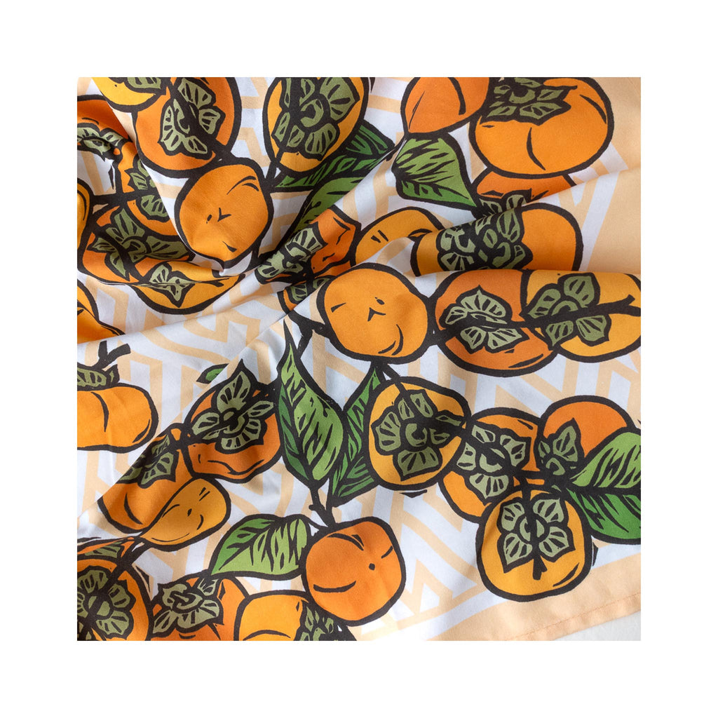 Persimmon Kitchen Towel - detail