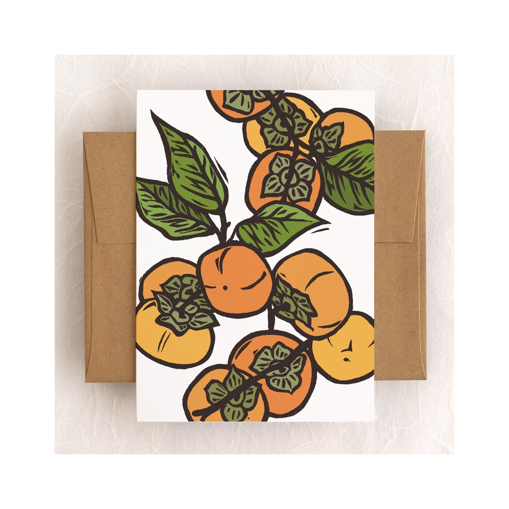 Persimmon Blank Card
