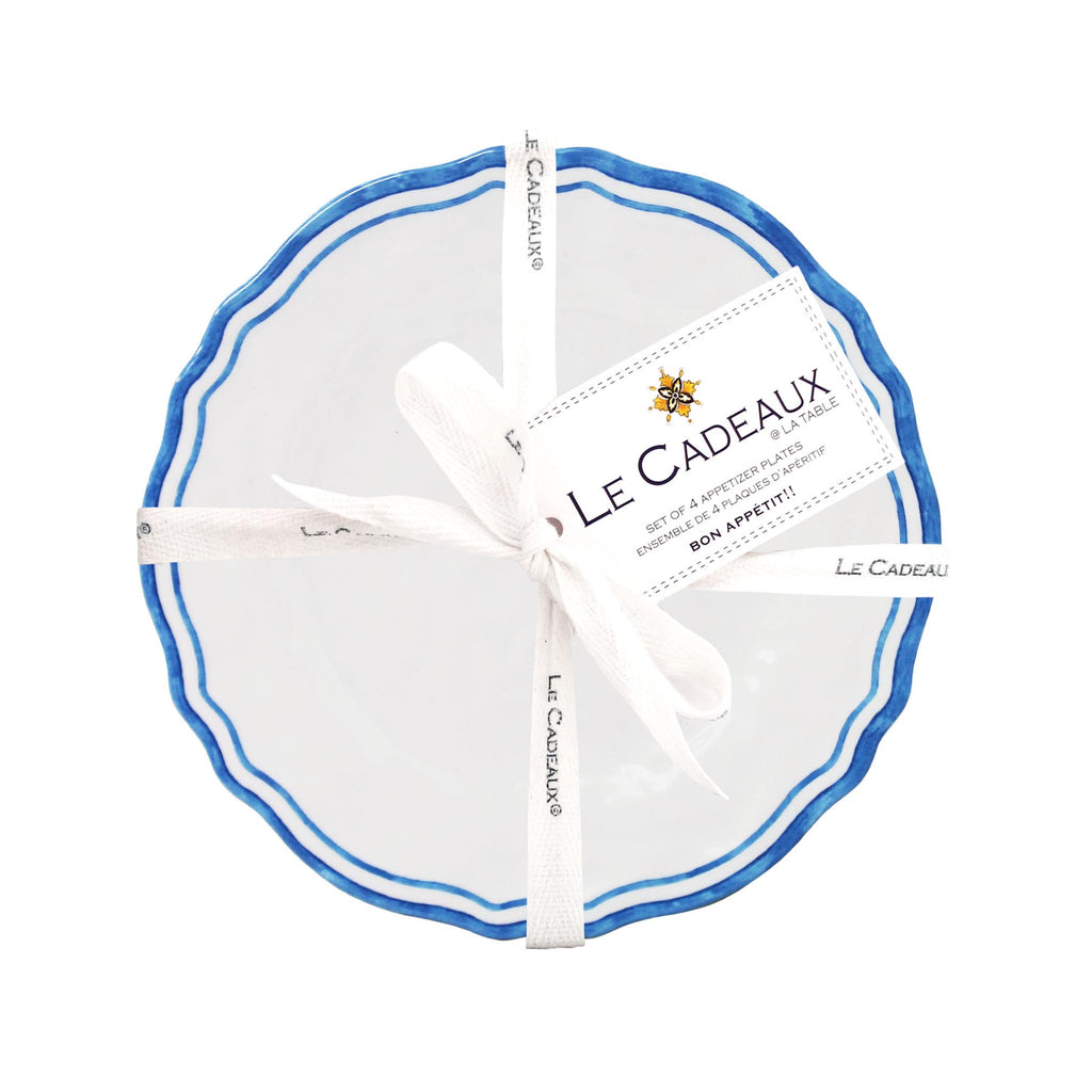 Le Cadeaux Melamine Appetizer Plate Set of 4 - Maison