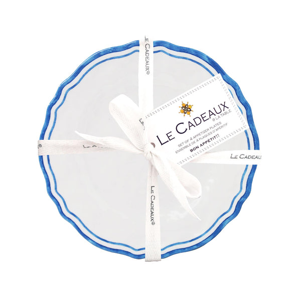 Le Cadeaux Melamine Appetizer Plate Set of 4 - Maison