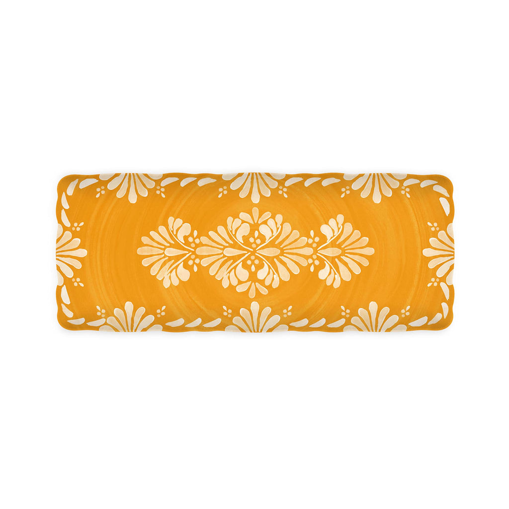 Le Cadeaux Melamine Baguette Tray - Paloma Orange