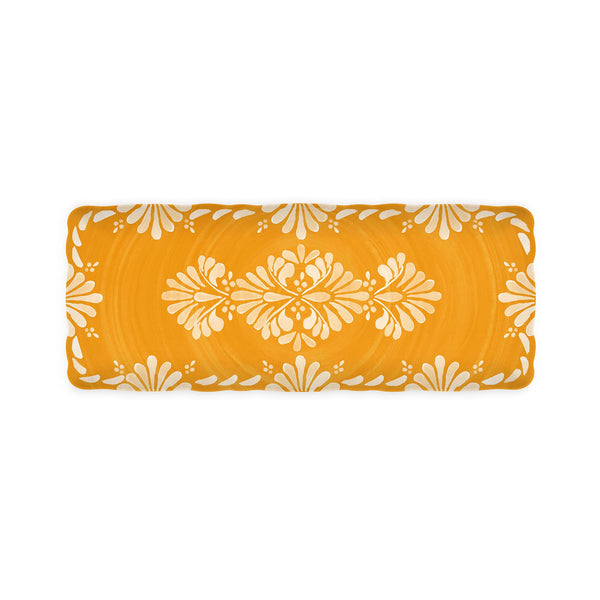 Le Cadeaux Melamine Baguette Tray - Paloma Orange