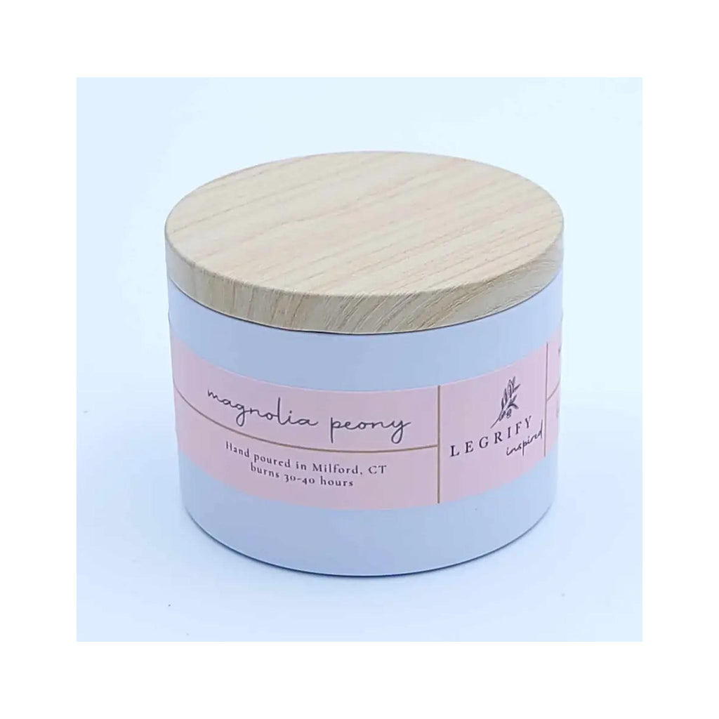 Legrify 8 oz Soy Candles - Magnolia Peony