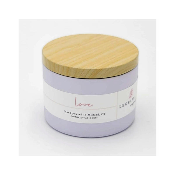 Legrify 8oz Love Candle - packaging