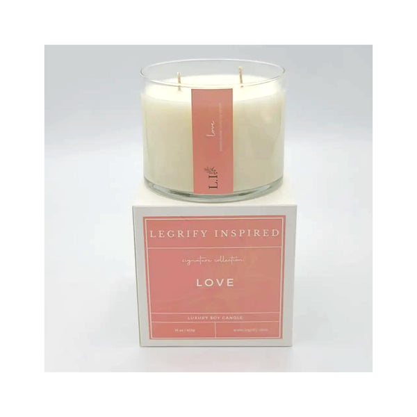 Legrify 16 oz Love Soy Candle