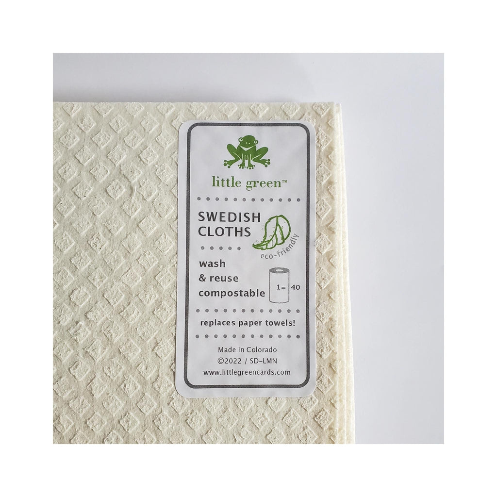 Swedish Eco-Friendly Dishcloth - Fall Mushrooms - info